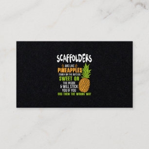 Tarjeta De Visita Las ScafFolders Son Como Las Piñas.