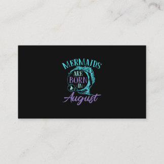 Tarjeta De Visita Las sirenas nacen en agosto