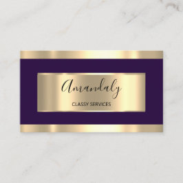 Tarjeta De Visita Lash del planificador de eventos Profesional Gold