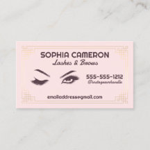 Lash Extension Brows Artist Pink and Gold