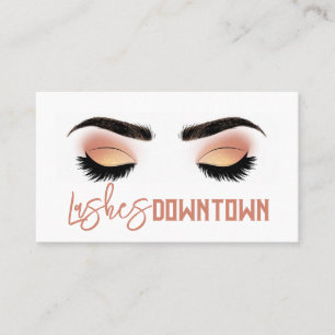 Tarjeta De Visita Lash Extensions Beauty Salon Business Card
