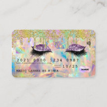 Lash Extensions Purpurina Drip Holographic Credit