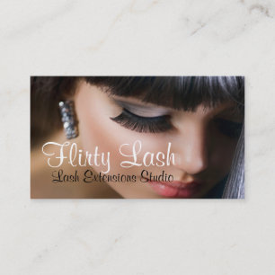 Tarjeta De Visita Lash Extensions Studio Card MakeUp Salon Beauty