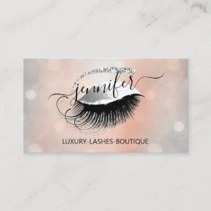 Tarjeta De Visita Lash QR código de maquillaje profesional Ojos Brot