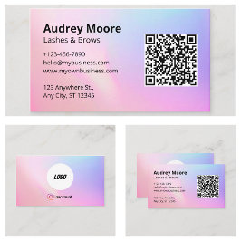 Tarjeta De Visita Lashes Brows Professional Lash Tech