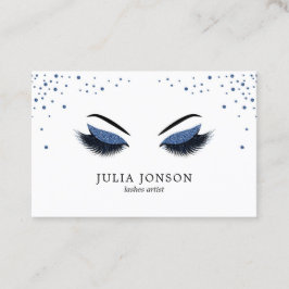 Tarjeta De Visita Latigazos modernos con el artista de maquillaje