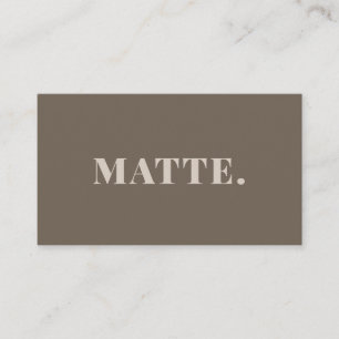 Tarjeta De Visita Latte Moderno Elegante Minimalista Profesional
