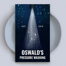 Tarjeta De Visita Lavado a presión, desalojo automático del lavado d