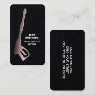 Tarjeta De Visita Lavado a presión Premium