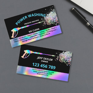 Tarjeta De Visita Lavado a presión profesional lavado a presión