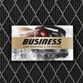 Tarjeta De Visita Lavado automático de coches Auto Detailing Stripe 