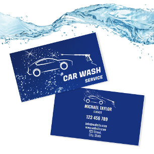 Tarjeta De Visita Lavado automático de la presión del servicio de la