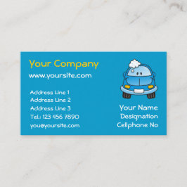 Tarjeta De Visita Lavado de coches