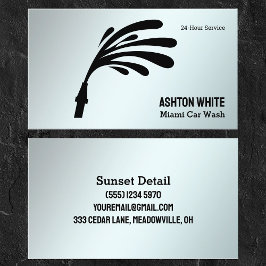 Tarjeta De Visita Lavado de coches