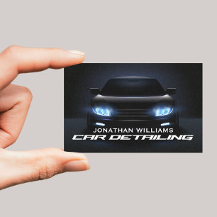 Tarjeta De Visita Lavado de coches moderno y desactivación automátic