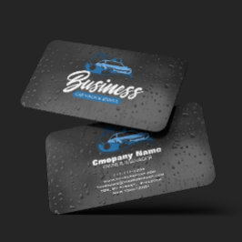 Tarjeta De Visita Lavado de coches y servicio de desactivación autom