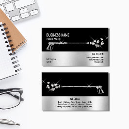 Tarjeta De Visita Lavado de corriente de lavado a presión profesiona