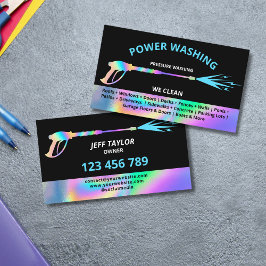 Tarjeta De Visita Lavado de corriente de lavado a presión profesiona