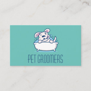 Tarjeta De Visita Lavado de perro   Servicios para animales