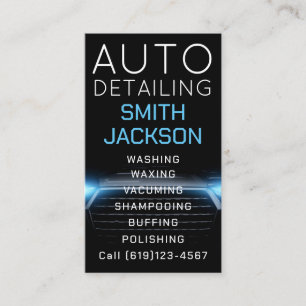 Tarjeta De Visita Lavado de presión de desuso de lavado de coche móv