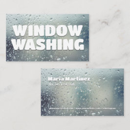 Tarjeta De Visita Lavado de ventanas