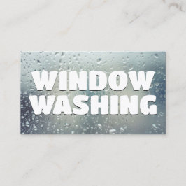 Tarjeta De Visita Lavado de ventanas