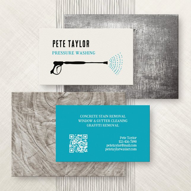 Tarjeta De Visita Lavado del elevalunas eléctrico de presión (Subido por el creador)