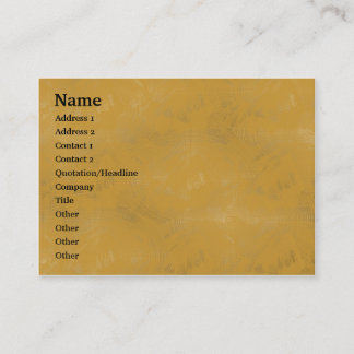 Tarjeta De Visita Lavado Ochre - Personalizado