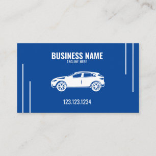 Tarjeta De Visita Lavado y desconexión de autos portátiles Deep Bl