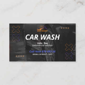 Tarjeta De Visita Lavado y desconexión profesional de coches - Lavad