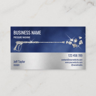 Tarjeta De Visita Lavador de corriente de presión profesional