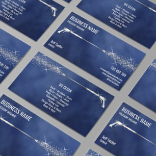 Tarjeta De Visita Lavador de corriente de presión profesional