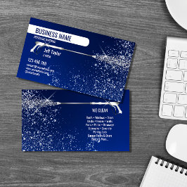 Tarjeta De Visita Lavador de corriente de presión profesional