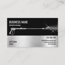 Tarjeta De Visita Lavador de corriente de presión profesional