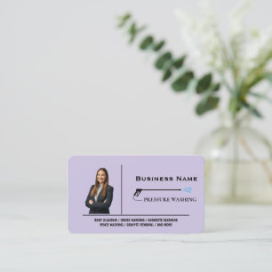 Tarjeta De Visita Lavadora a presión personalizada lavado de potenci