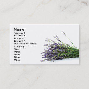 Tarjeta De Visita Lavanda