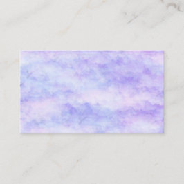 Tarjeta De Visita Lavanda cielo pastel, azul y rosa 