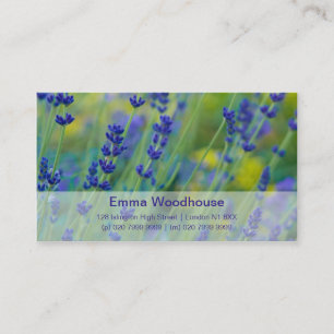 Tarjeta De Visita Lavendar el Lavendel