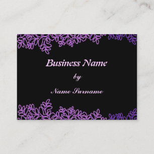 Tarjeta De Visita Lavender Deco