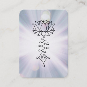 Tarjeta De Visita *~* Lavender Lotus Blue Rays Energía de curación d