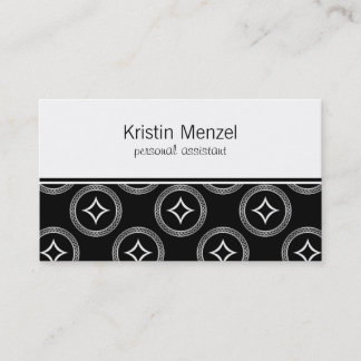 Tarjeta De Visita Lavishly Romantic Business Card, negro