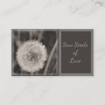 LavishlyOn Sow Semeds Of Love Dandelion Note