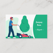Lawn and Landscaping Business Card Template