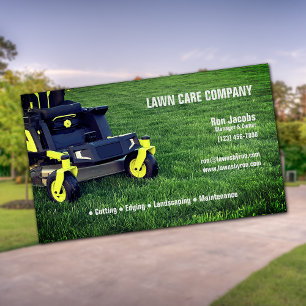 Tarjeta De Visita Lawn Care Company