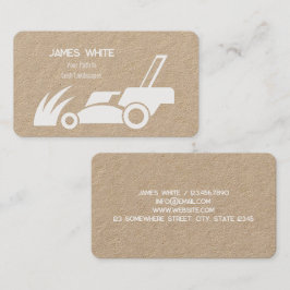 Tarjeta De Visita Lawn Care Kraft
