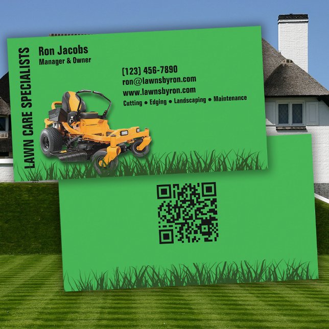 Tarjeta De Visita Lawn Care Specialist (Subido por el creador)