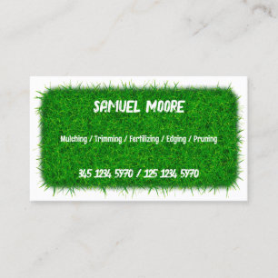Tarjeta De Visita Lawn Mowing