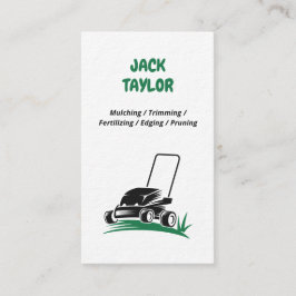Tarjeta De Visita Lawn Mowing Premium