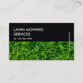 Tarjeta De Visita Lawn Mowing Premium