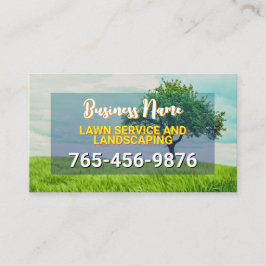 Tarjeta De Visita LawnCare, Landscaping, Mowing, Tree Service